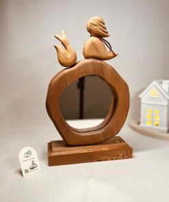 Alternative view of ست دکوراتیو آینه رومیزی و مجسمه شازده کوچولو چوب توسکا دستساز