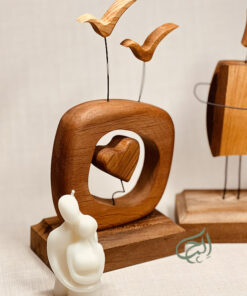 Alternative view of مجموعه (ست) چوبی دکوری عشق ماندگار